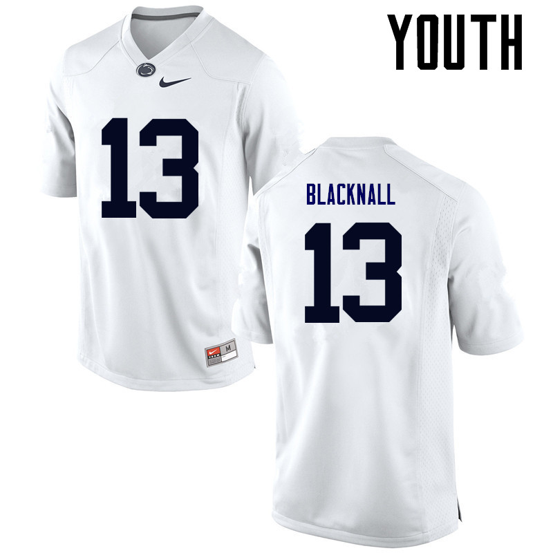 NCAA Nike Youth Penn State Nittany Lions Saeed Blacknall #13 College Football Authentic White Stitched Jersey EHR3698XQ